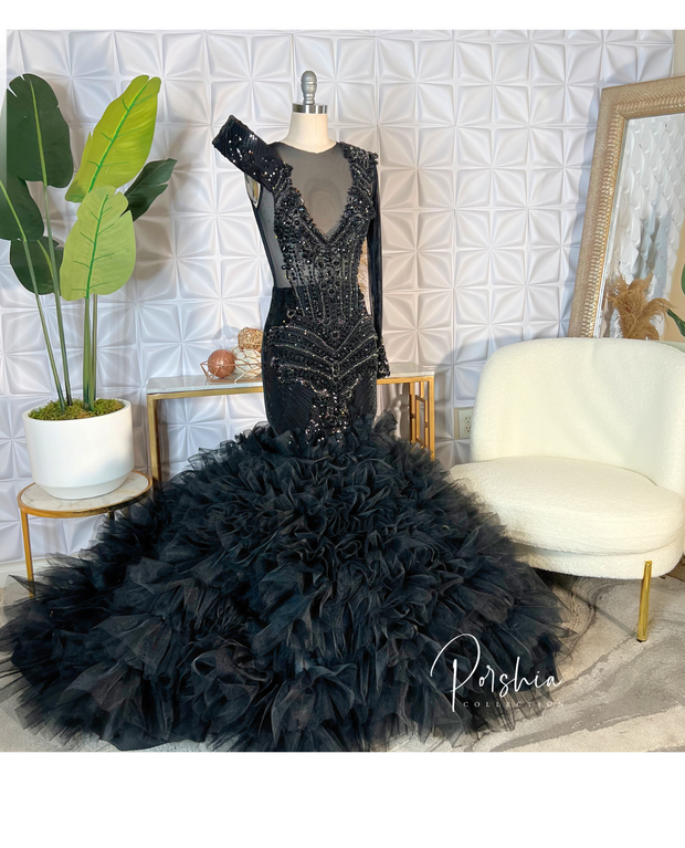 Black Prom gown