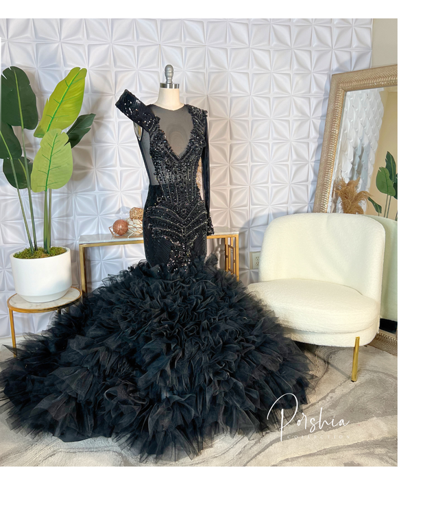 Black Prom gown