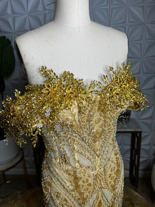 Gold Prom Dress