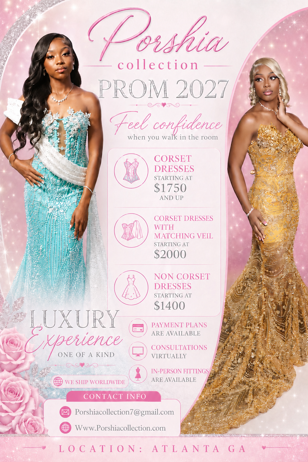 prom dress consultation Appointment (Prom Consultation)