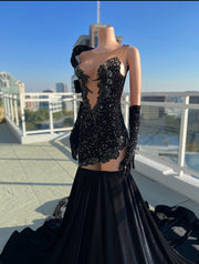 Black prom gown