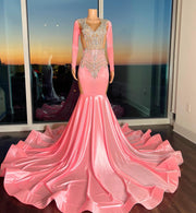 Pink Prom gown